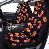 Space Fox Pattern Print Universal Fit Car Seat Covers 102422