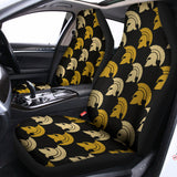 Spartan Warrior Helmet Pattern Print Universal Fit Car Seat Covers 102422