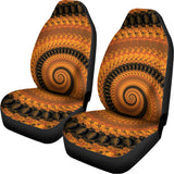 Spiral Fractal Print Universal Fit Car Seat Covers 102422