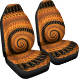 Spiral Fractal Print Universal Fit Car Seat Covers 102422