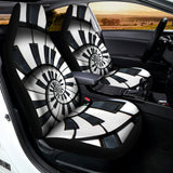 Spiral Piano Keyboard Print Universal Fit Car Seat Covers 102422
