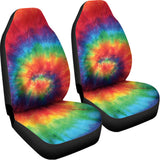 Spiral Tie Dye Print Universal Fit Car Seat Covers 102422