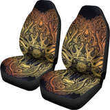 Spiritual Deer Mandala Print Universal Fit Car Seat Covers 102422