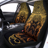 Spiritual Elephant Mandala Print Universal Fit Car Seat Covers 102422