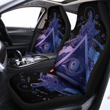 Spiritual Eye of Providence Print Universal Fit Car Seat Covers 102422