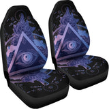 Spiritual Eye of Providence Print Universal Fit Car Seat Covers 102422