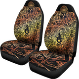 Spiritual Girl Mandala Print Universal Fit Car Seat Covers 102422