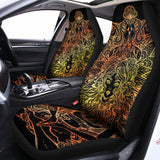 Spiritual Girl Mandala Print Universal Fit Car Seat Covers 102422