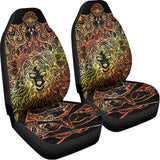 Spiritual Girl Mandala Print Universal Fit Car Seat Covers 102422