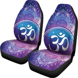 Spiritual Om Mandala Print Universal Fit Car Seat Covers 102422