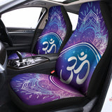Spiritual Om Mandala Print Universal Fit Car Seat Covers 102422