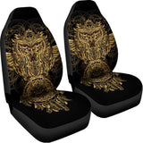 Spiritual Owl With Dreamcatcher Print Universal Fit Car Seat Covers 102422
