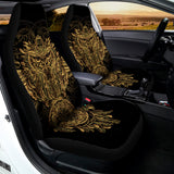 Spiritual Owl With Dreamcatcher Print Universal Fit Car Seat Covers 102422