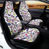 Spring Butterfly Pattern Print Universal Fit Car Seat Covers 102422