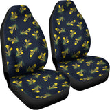 Spring Daffodil Flower Pattern Print Universal Fit Car Seat Covers 102422