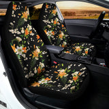 Spring Lily Flowers Pattern Print Universal Fit Car Seat Covers 102422