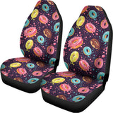Sprinkles Donut Pattern Print Universal Fit Car Seat Covers 102422