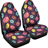 Sprinkles Donut Pattern Print Universal Fit Car Seat Covers 102422