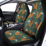 Squirrel Knitted Pattern Print Universal Fit Car Seat Covers 102422