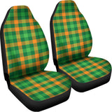 St. Patrick's Day Buffalo Check Print Universal Fit Car Seat Covers 102422