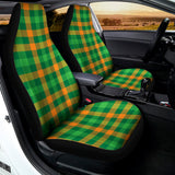 St. Patrick's Day Buffalo Check Print Universal Fit Car Seat Covers 102422
