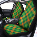 St. Patrick's Day Buffalo Pattern Print Universal Fit Car Seat Covers 102422