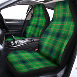 St. Patrick's Day Scottish Plaid Print Universal Fit Car Seat Covers 102422