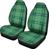 St. Patrick's Day Tartan Pattern Print Universal Fit Car Seat Covers 102422