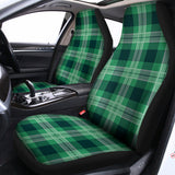 St. Patrick's Day Tartan Print Universal Fit Car Seat Covers 102422