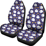 Star And Sheep Pattern Print Universal Fit Car Seat Covers 102422