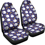 Star And Sheep Pattern Print Universal Fit Car Seat Covers 102422