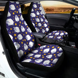 Star And Sheep Pattern Print Universal Fit Car Seat Covers 102422