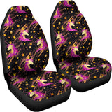 Star Fairy Unicorn Pattern Print Universal Fit Car Seat Covers 102422