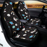 Star Space Unicorn Pattern Print Universal Fit Car Seat Covers 102422