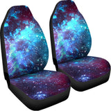 Starfield Nebula Galaxy Space Print Universal Fit Car Seat Covers 102422