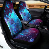 Starfield Nebula Galaxy Space Print Universal Fit Car Seat Covers 102422