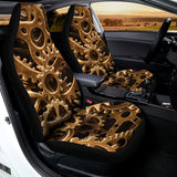 Steampunk Brass Cogs And Gears Print Universal Fit Car Seat Covers 102422
