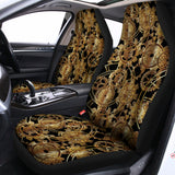 Steampunk Clock Gears Print Universal Fit Car Seat Covers 102422