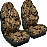 Steampunk Clock Gears Print Universal Fit Car Seat Covers 102422