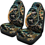 Steampunk Cogs And Gears Print Universal Fit Car Seat Covers 102422
