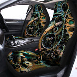 Steampunk Cogs And Gears Print Universal Fit Car Seat Covers 102422