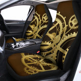 Steampunk Cogwheels Print Universal Fit Car Seat Covers 102422