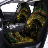 Steampunk Fractal Print Universal Fit Car Seat Covers 102422