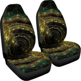 Steampunk Fractal Print Universal Fit Car Seat Covers 102422