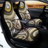 Steampunk Metallic Gears Print Universal Fit Car Seat Covers 102422