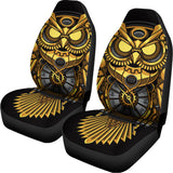 Steampunk Owl Print Universal Fit Car Seat Covers 102422