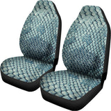 Steel Blue Snakeskin Print Universal Fit Car Seat Covers 102422