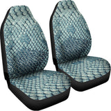 Steel Blue Snakeskin Print Universal Fit Car Seat Covers 102422
