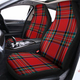 Stewart Tartan Scottish Pattern Print Universal Fit Car Seat Covers 102422
