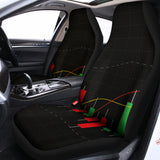 Stock Market Candlestick Print Universal Fit Car Seat Covers 102422